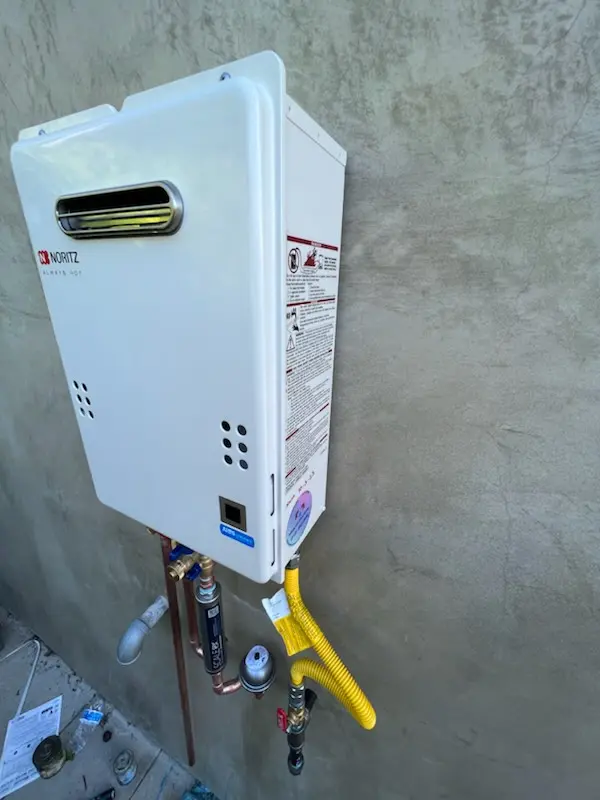 Tankless water heater installation for Montrose homes